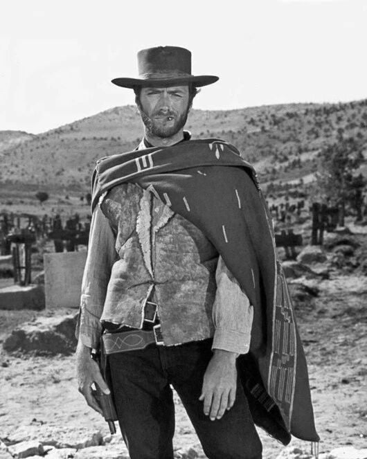1966 The Good The Bad And The Ugly Clint Eastwood Glossy Photo Poster Print