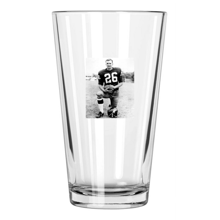 1966 Washington Redskins Paul Krause Photo Nfl Football Pint Beer Drinking Glass