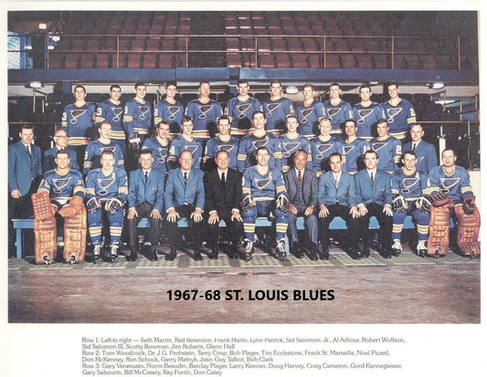 68 St. Louis Blues Team Keychain Hockey Picture Nhl