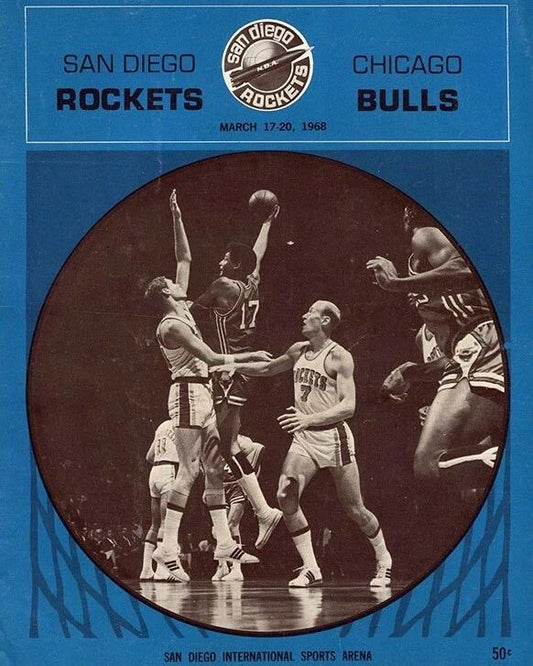 68 San Diego Rockets Chicago Bulls Magnet Basketball Picture Nba