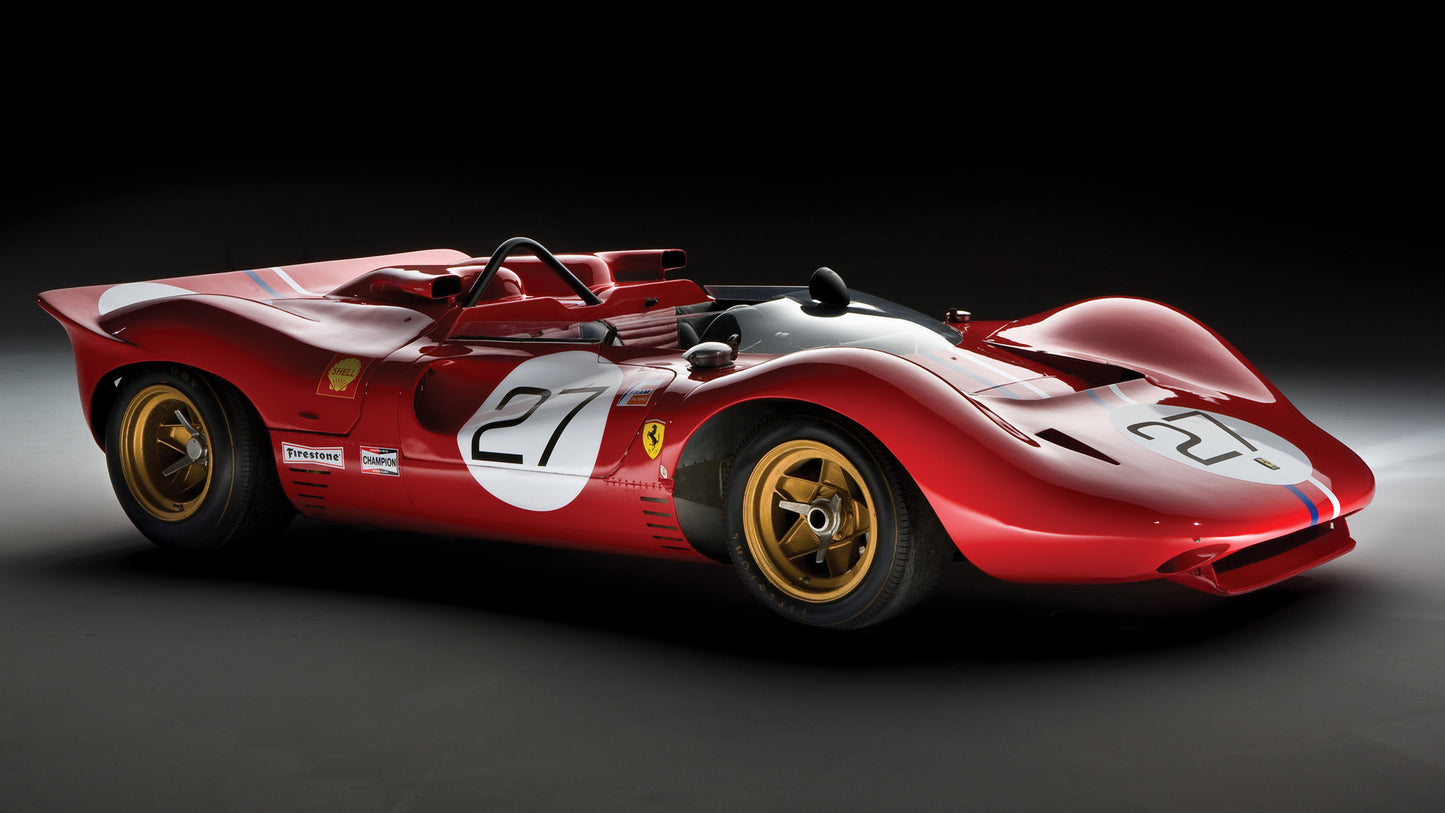 Ferrari Can Am Hd Art Keychain