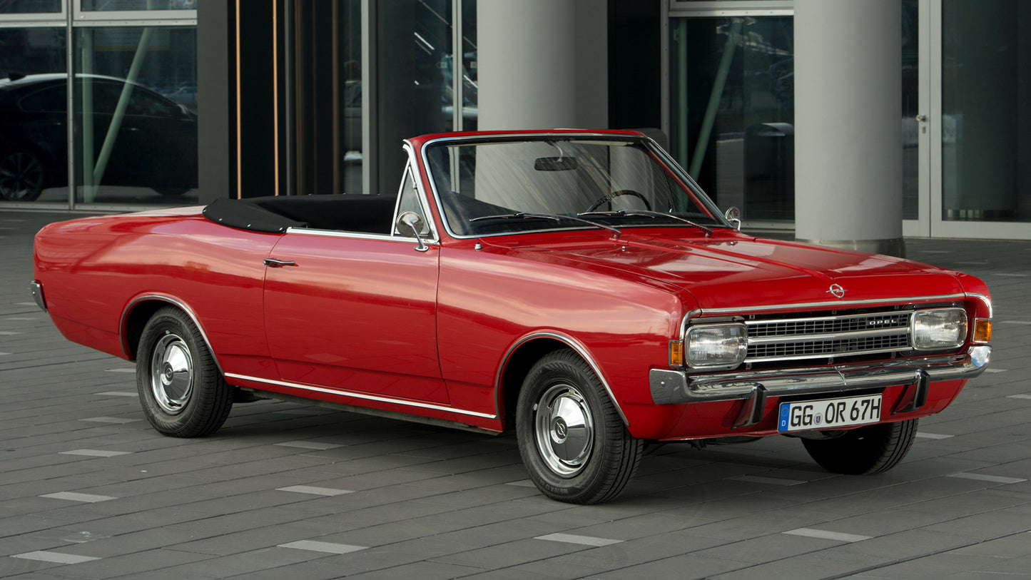 Opel Rekord Cabriolet By Karl Deutsch Hd Art Keychain