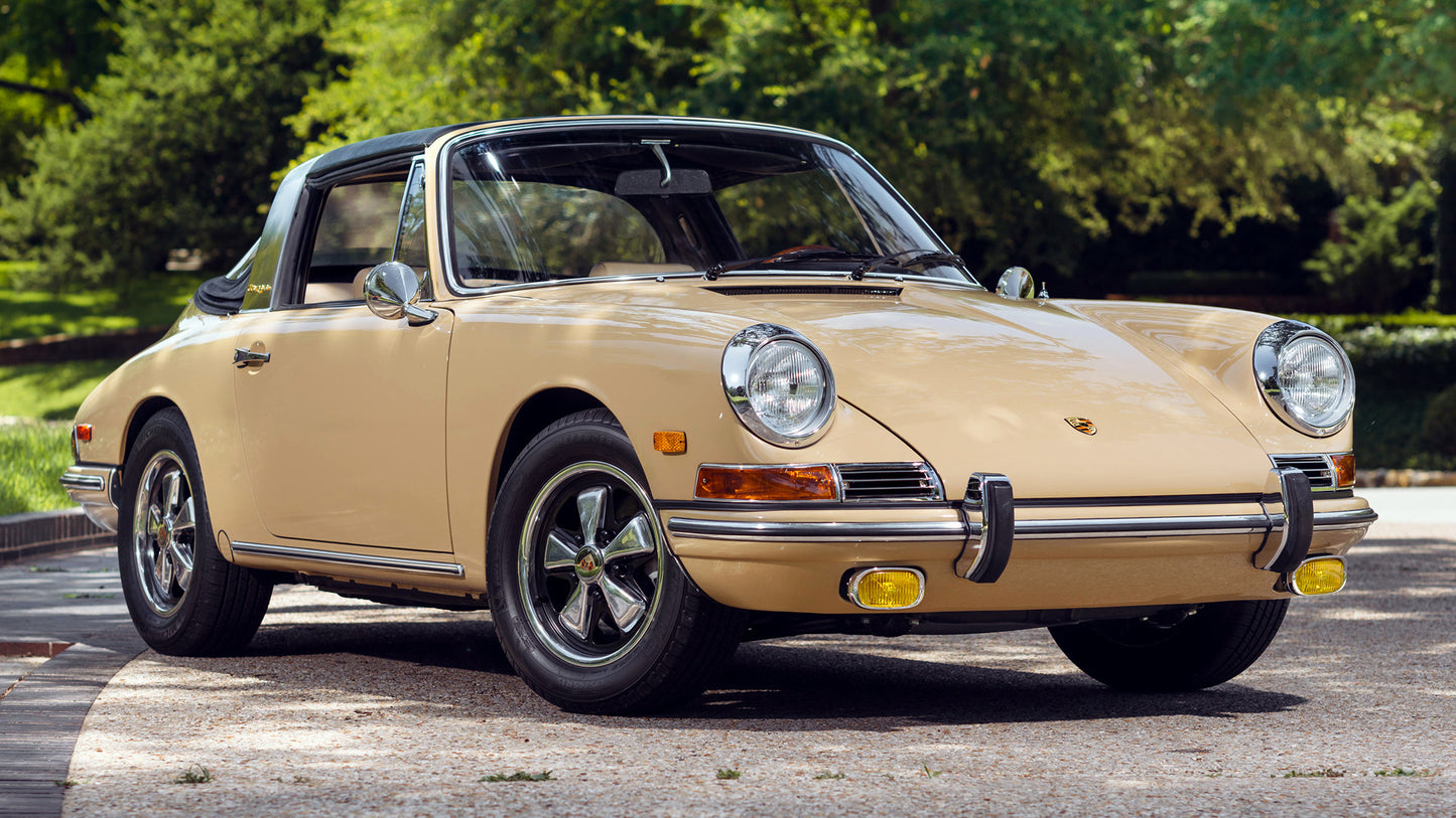 Porsche Targa Us Hd Art Keychain