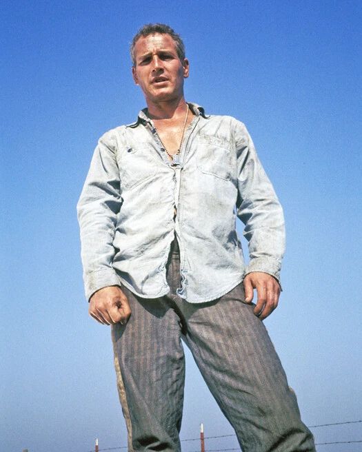 1967 Actor Paul Newman Keychain Film Cool Hand Luke Print Glossy Keychain