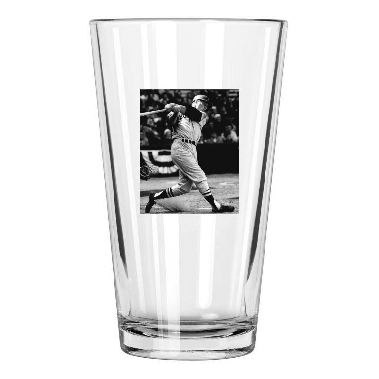 1967 Boston Red Sox Carl Yastrzemski Photo Baseball 1 Pint Beer Drinking Glass