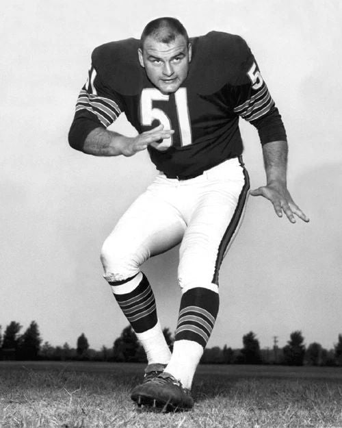 1967 Chicago Bears Dick Butkus Glossy Photo Football Print Poster Hof 79