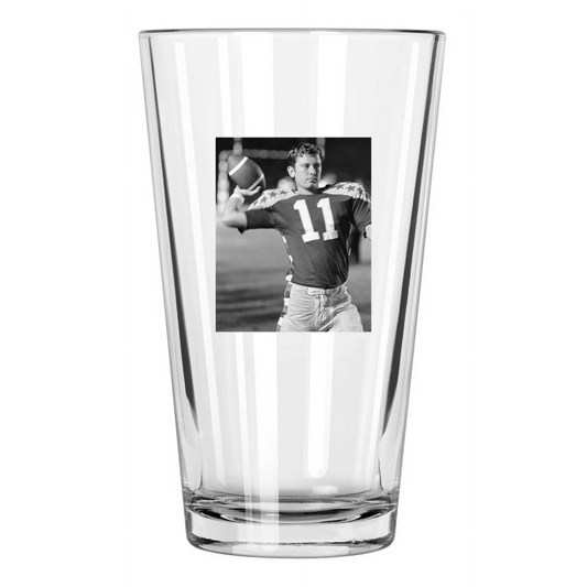 1967 College All Stars Steve Spurrier Vs Packers Photo Pint Beer Drinking Glass