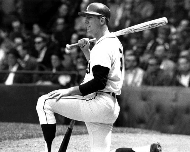 1967 Detroit Tigers Al Kaline Glossy Keychain Baseball Print On Deck Keychain