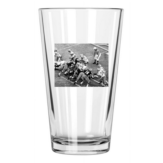 1967 Green Bay Packers Bart Starr Ice Bowl Nfc Champs!! 1 Pint Beer Glass