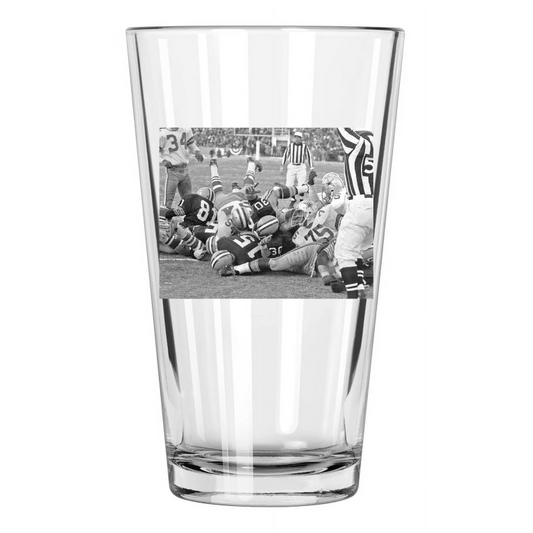 1967 Green Bay Packers Bart Starr Ice Bowl Nfc Champs!! 2 Pint Beer Glass