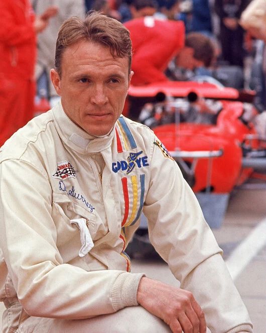 1967 Indy 500 Driver Dan Gurney Glossy Keychain Formula 1 Keychain Stp