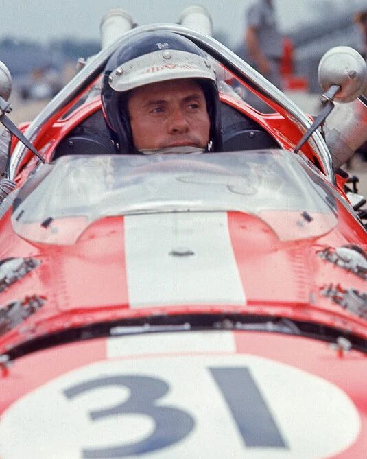 1967 Indy 500 Driver Jim Clark Glossy Keychain Formula 1 Keychain