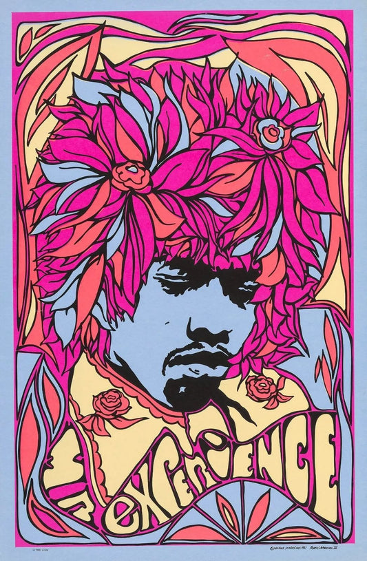 1967 Jimi Hendrix Mr. Experience Magnet