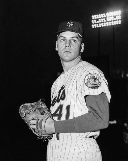 1967 New York Mets Tom Seaver Glossy Rookie Magnet Print Baseball Magnet