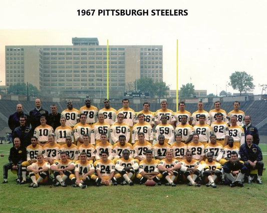 1967 Pittsburgh Steelers Team Keychain Football Picture Nfl