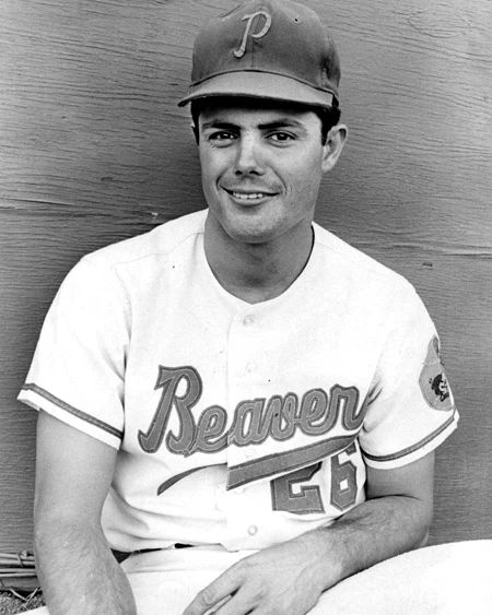 1967 Portland Beavers Lou Piniella Glossy Keychain Minor League Baseball