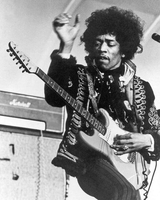 1967 Rock And Roll Jimi Hendrix Glossy Keychain Stockholm Concert Keychain
