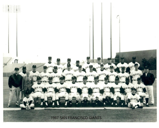 1967 San Francisco Giants Team Keychain Baseball Picture Mlb