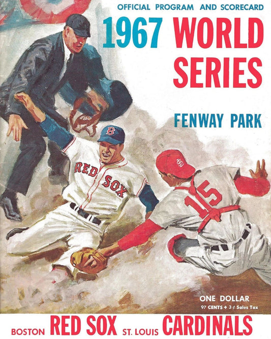 1967 St. Louis Cardinals Vs Red Sox Magnet Baseball Picture Mlb
