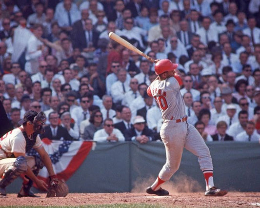 1967 St Louis Cardinals Orlando Cepeda Glossy Photo World Series Poster