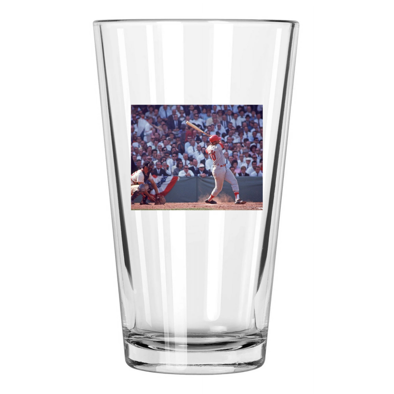 1967 St Louis Cardinals Orlando Cepeda World Series Pint Beer Drinking Glass