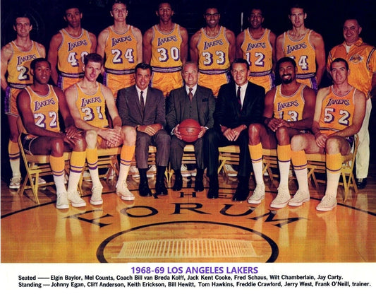 69 Los Angeles Lakers Team Keychain Basketball Picture Nba La