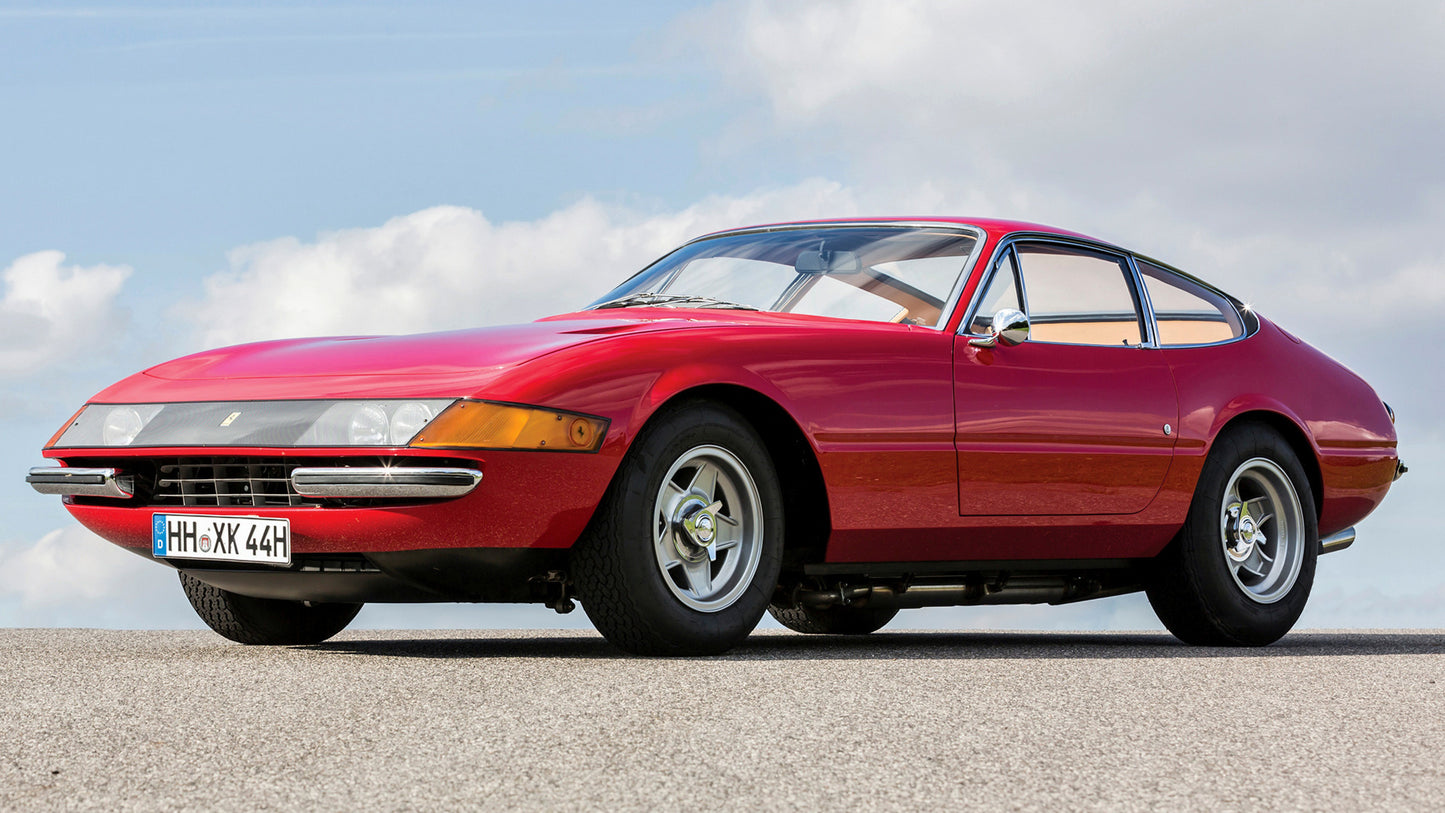 Ferrari Gtb Daytona Uk Hd Art Keychain