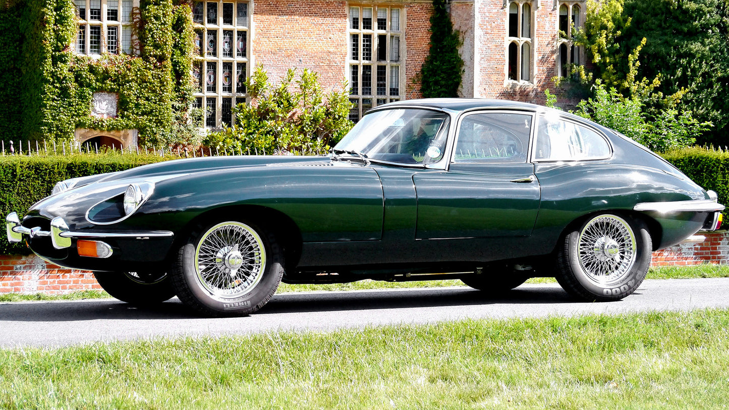 Jaguar E Type Fixed Head Coupe Uk Hd Art Print Poster