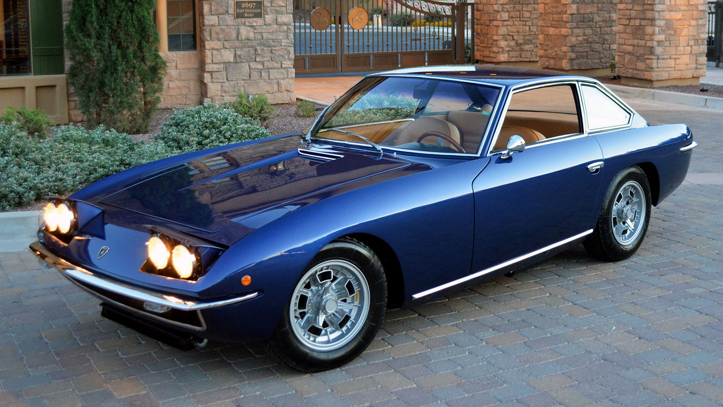 Lamborghini Islero Hd Art Print Poster