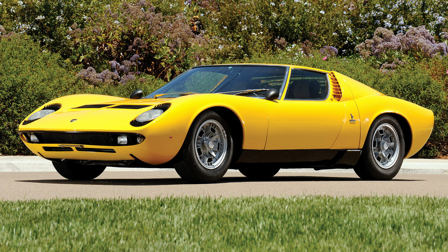 Lamborghini Miura S Hd Art Keychain