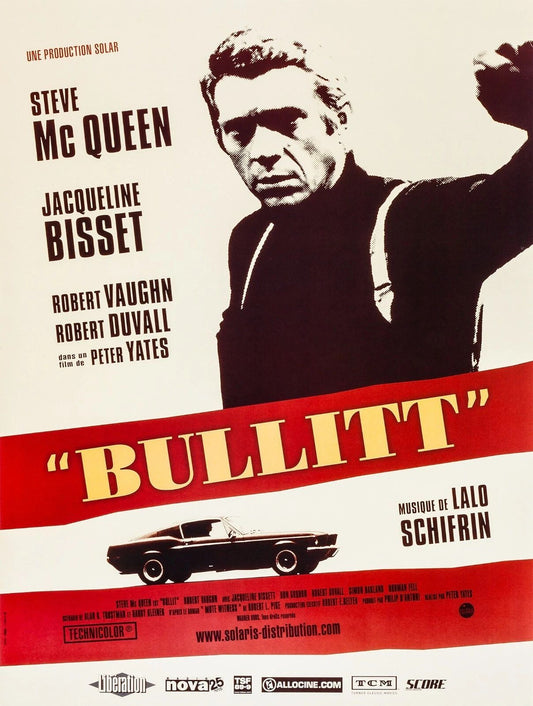 1968 Bullitt Movie Magnet Steve Mcqueen Jaqueline Bisset Frank Bullitt