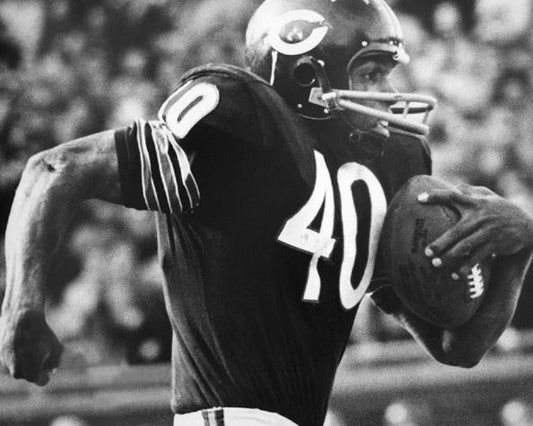 1968 Chicago Bears Gale Sayers Glossy Photo Football Print Poster Hof 77