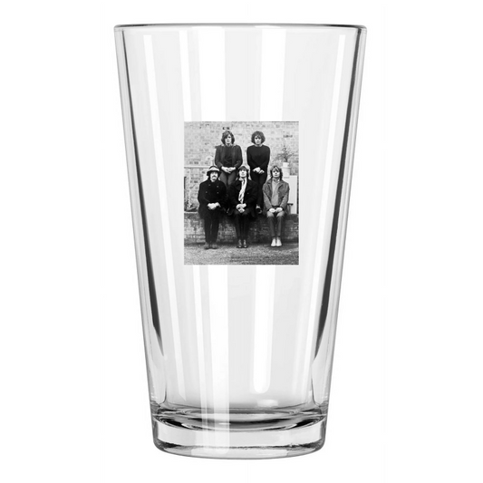 1968 English Rock Band Pink Floyd Photo Pint Beer Drinking Glass