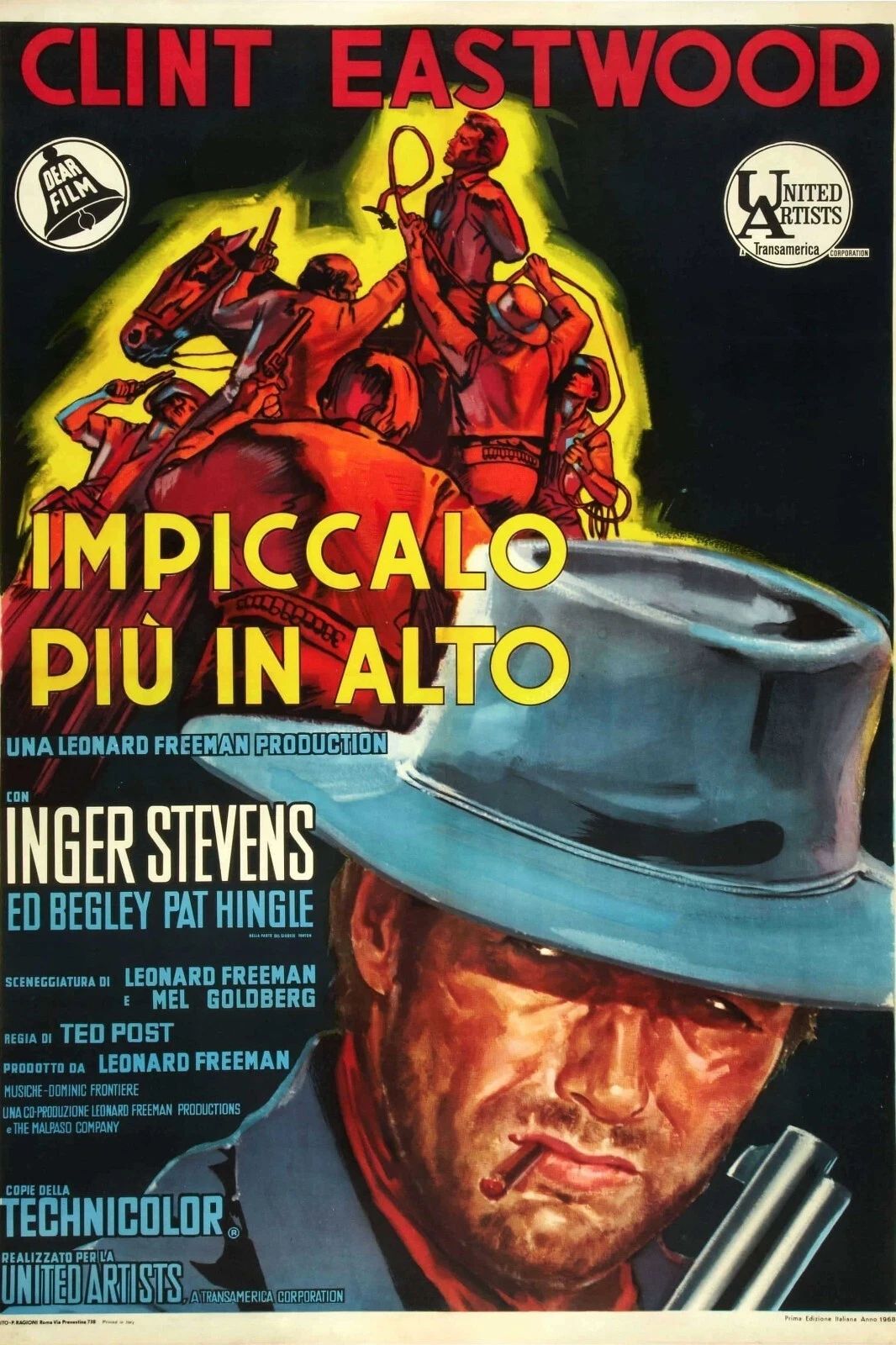 1968 Hang Em High Movie Clint Eastwood Inger Stevens Western 300 PCS Jigsaw