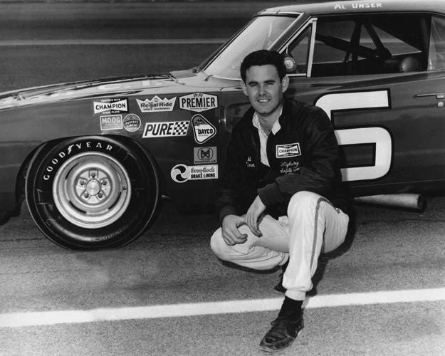 1968 Nascar Driver Al Unser Sr Glossy Magnet Stock Car Magnet