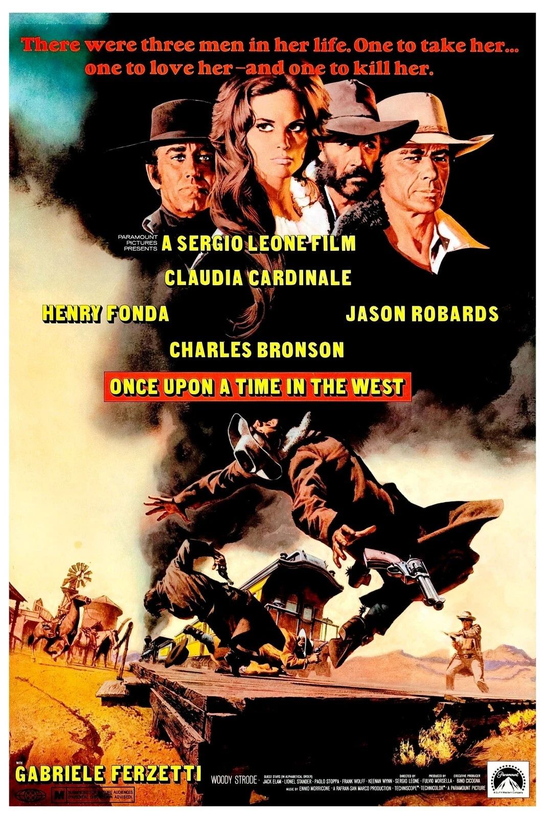 1968 Once Upon A Time In The West Movie Keychain Charles Bronson Harmonica