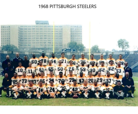 1968 Pittsburgh Steelers Team Photo Nfl Football Picture 300 Piece Jigsaw Puzzle