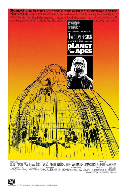 1968 Planet Of The Apes Movie Magnet Charlton Heston Cornelius Zira