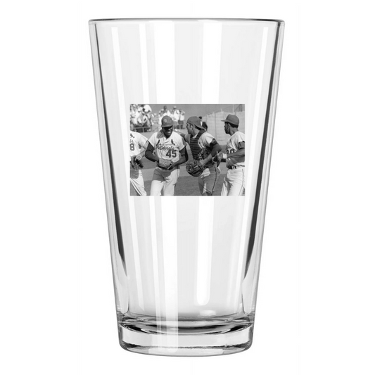 1968 St Louis Cardinals Bob Gibson Game 1, World Series Pint Beer Drinking Glass