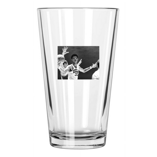 1968 Ucla Lew Alcindor Kareem Abdul Jabbar Ncaa Basketball Pint Beer Glass