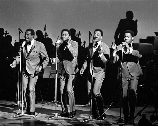 1968 Vocal Quartet Group The Four Tops Glossy Photo R&B Soul Music Poster