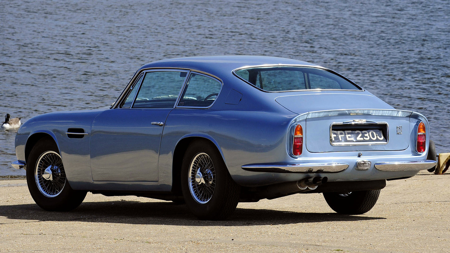 Aston Martin Db6 Uk Hd Art Keychain