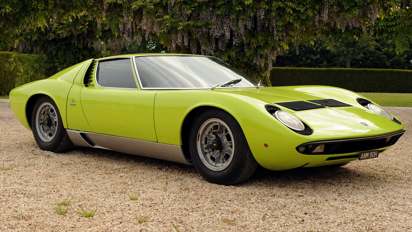 Lamborghini Miura S Uk Hd Art Keychain