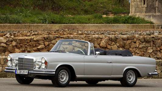 Mercedes Benz Se Cabriolet Hd Art Print Poster