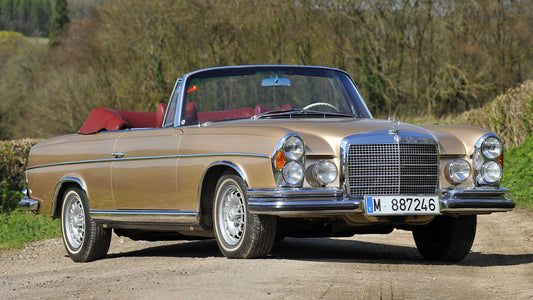 Mercedes Benz Se Cabriolet Hd Art Print Poster