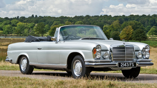Mercedes Benz Se Cabriolet Uk Hd Art Print Poster