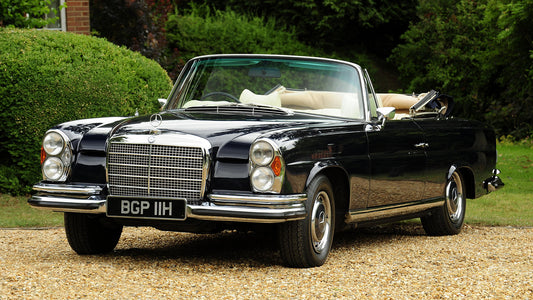 Mercedes Benz Se Cabriolet Uk Hd Art Print Poster