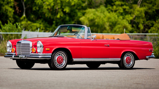 Mercedes Benz Se Cabriolet Us Hd Art Print Poster