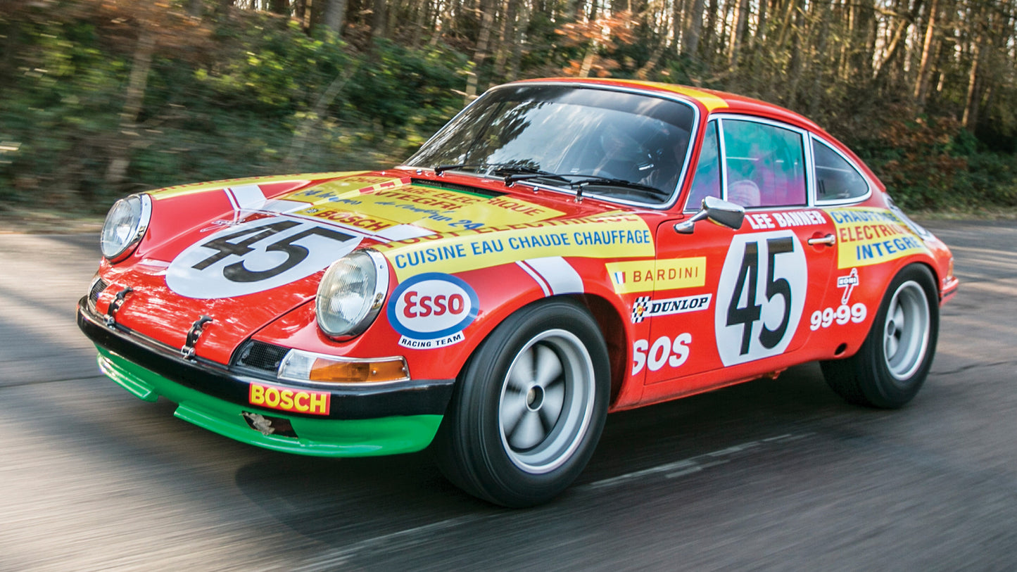 Porsche S Rally Car Hd Art Keychain