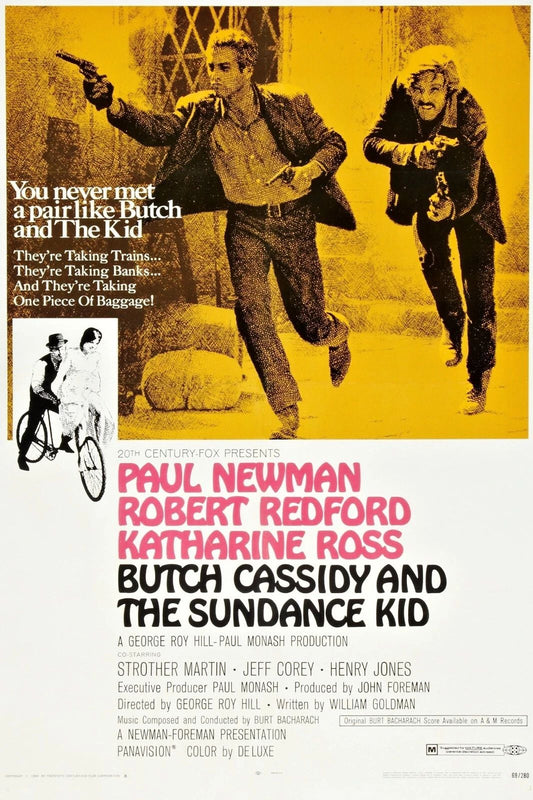 1969 Butch Cassidy And The Sundance Kid Movie Keychain Paul Newman Redford